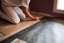 Pose de parquet à Ernée